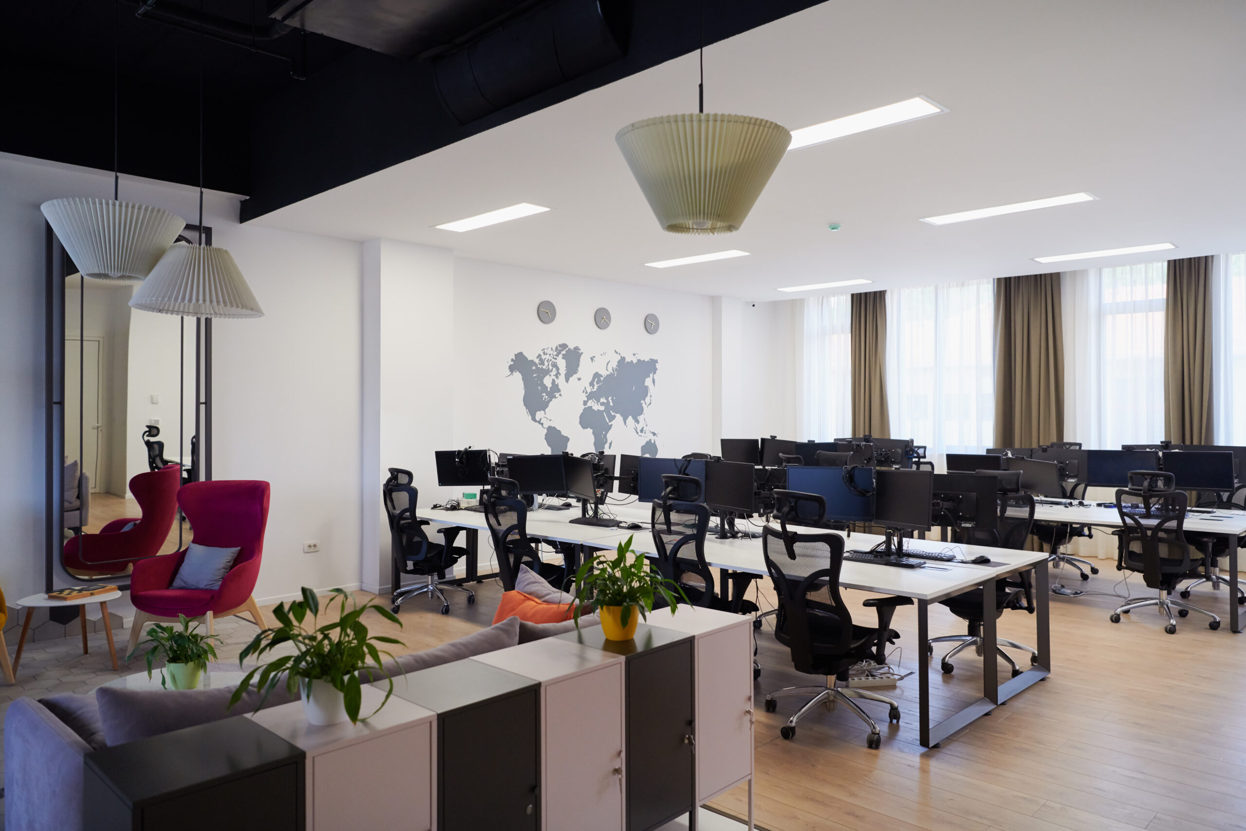 Interior Of Modern Start up Office
