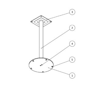 Romalux-500-1100-piedi-regolabili-foto-tecnica-1